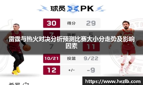 雷霆与热火对决分析预测比赛大小分走势及影响因素